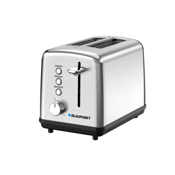 BLAUPUNKT 2-Slice Toaster, Stainless Steel, KTS612