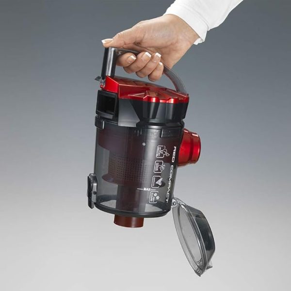 Ariete Compact Bagless Vacuum Cleaner, 1200W, Black/Red, 2743/9"Min 1 year manufacturer warranty" - Image 2
