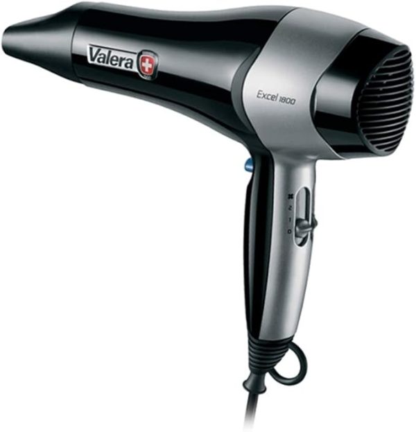 Valera 561.19 Hair Dryer Excel 1800 with Wall Holder, Swiss, Black - Image 2