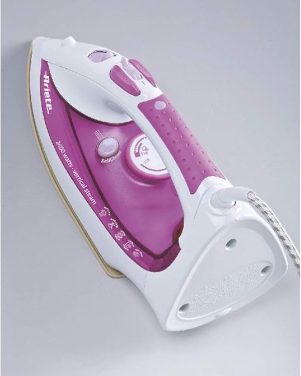 Ariete Steam Iron 2400 W, Ceramic Plate, White, 6216"Min 1 year manufacturer warranty" - Image 4
