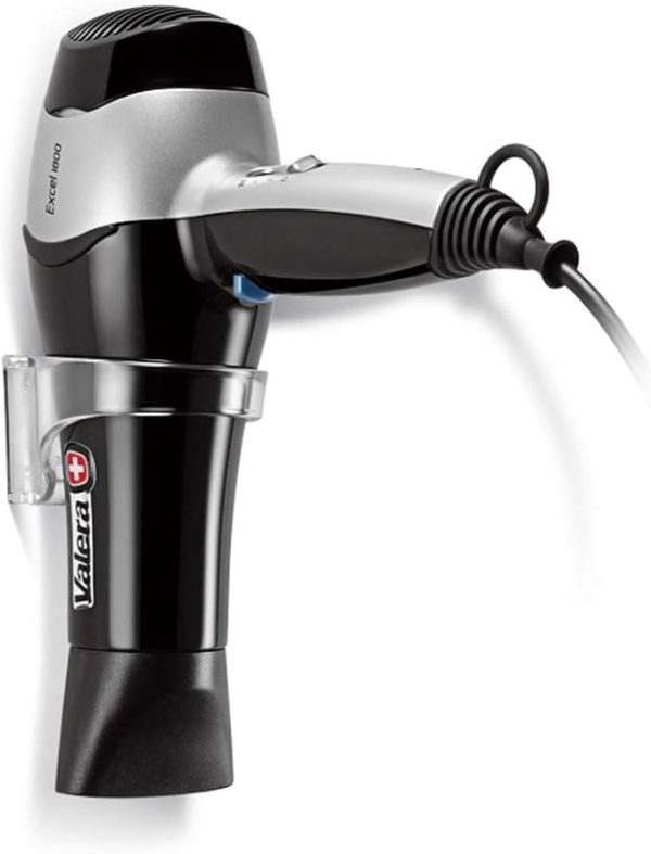 Valera 561.19 Hair Dryer Excel 1800 with Wall Holder, Swiss, Black - Image 3