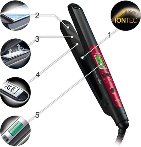 Braun Satin Hair 7 ST750 Hair Straightener With Color Saver And IONTEC Technology - Image 2