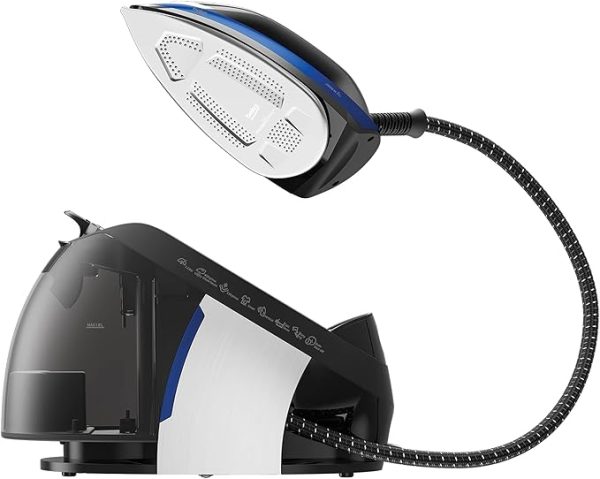 Beko Digital Steam Generator Iron, 2800W, 1.8L Water Tank, 7.2 Bar Pressure, Anti Drip, Anti Calcium System, Digital Display, Vertical Steam SGA8328B - Blue - Image 4