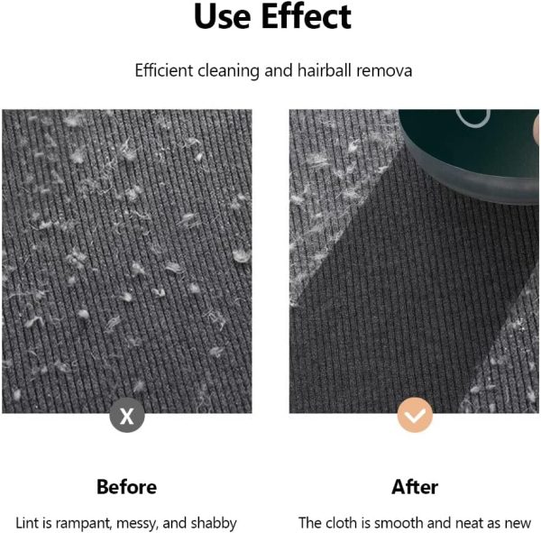 Lint Remover with 3 Different Mesh Sizes, Stylish Lint Shaver with Night Light, Easy-to-use Fabric Shaver with Six-leaf Blades. - Image 6