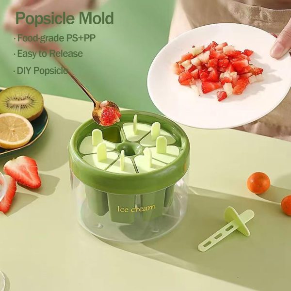 Popsicle Molds, Mini Popsicle Mould for Kids, Reusable DIY 8 Pieces Ice Pop Mould for Homemade - Image 6