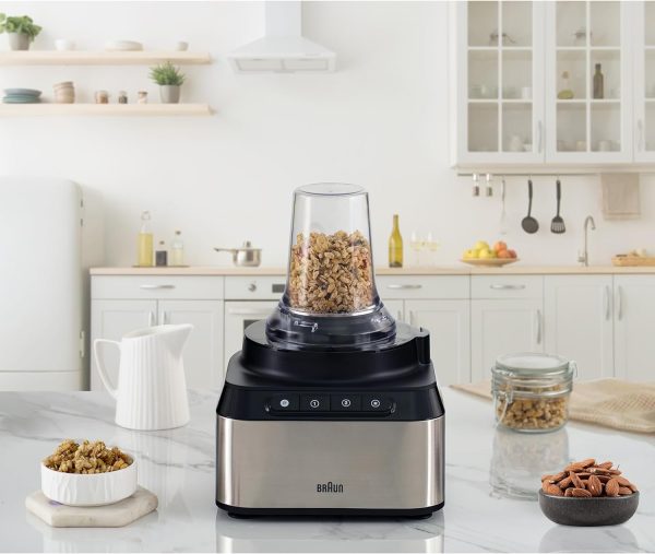 Braun Fp 3235 Si Purease 12 In 1 Food Processor, 800W, 2.1L Bowl, Metal Design, Black"Min 1 year manufacturer warranty" - Image 2