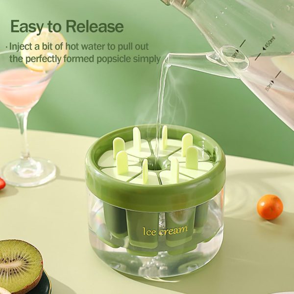 Popsicle Molds, Mini Popsicle Mould for Kids, Reusable DIY 8 Pieces Ice Pop Mould for Homemade - Image 5