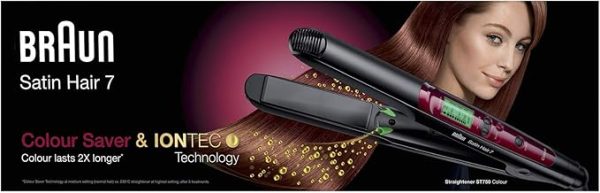 Braun Satin Hair 7 ST750 Hair Straightener With Color Saver And IONTEC Technology - Image 4