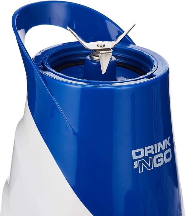 Ariete 563 Drink N Go Blender, 300 Watts, White/Blue, 0.6 Litres"Min 1 year manufacturer warranty" - Image 3