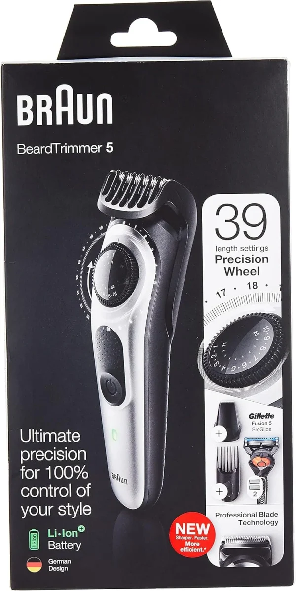 Braun BT7220 Beard Trimmer & Hair Clipper | Precision Dial, 100-Min Runtime, Lifetime Sharp Blades - Image 2